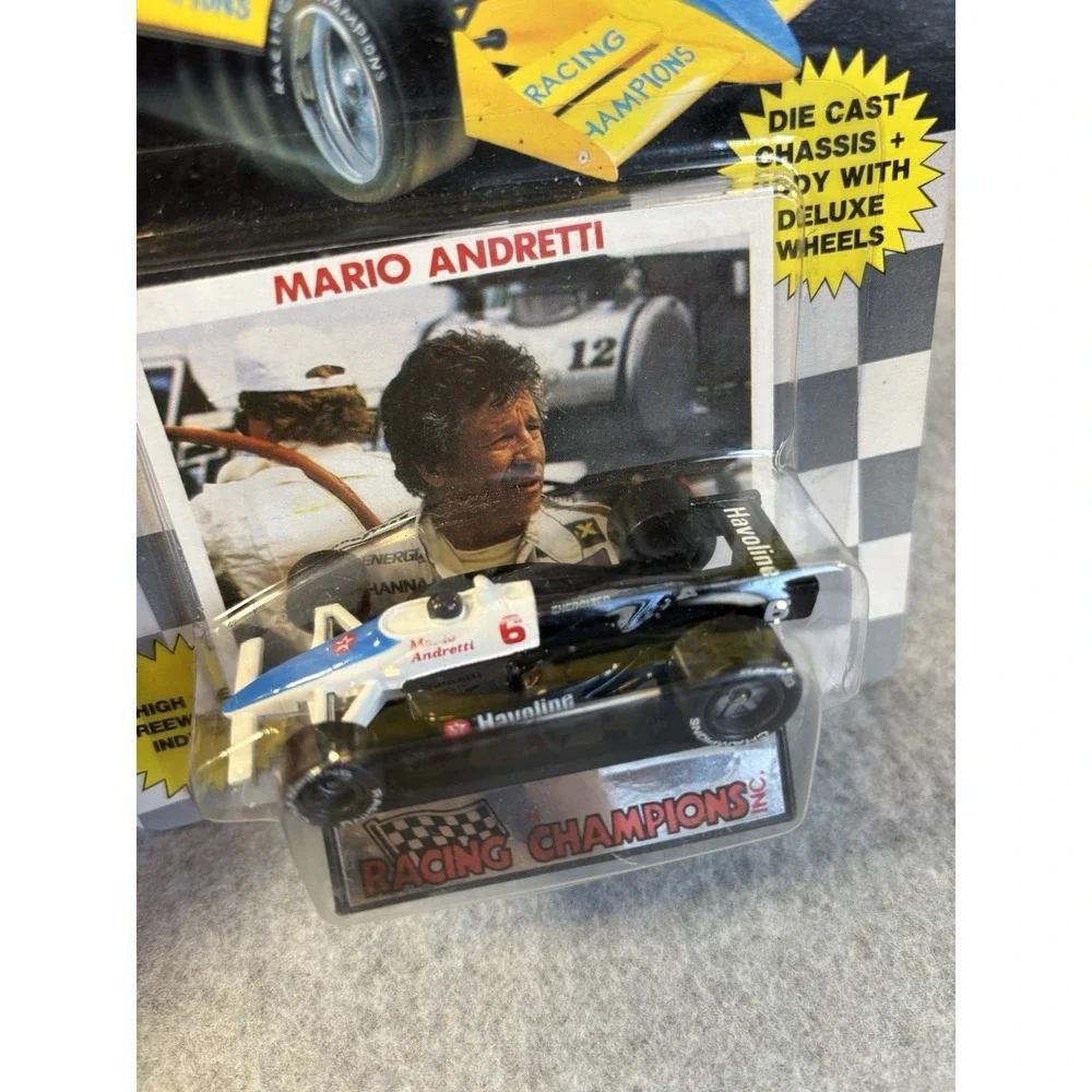 1989 Racing Champions Mario Andretti #6 Havoline Indy Car 1:64 Diecast NIP Card